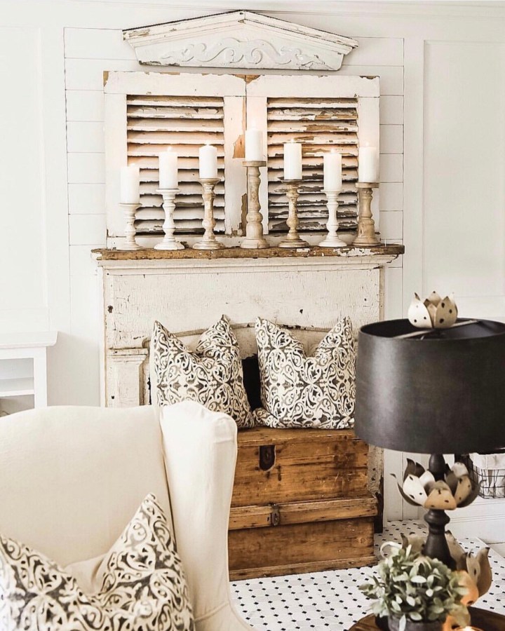 Fall mantle styling guide by the dotted bow how to decorate the perfect fall farmhouse mantlescape