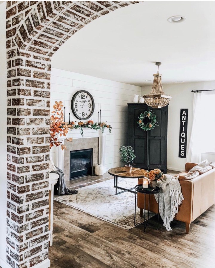 Fall mantle styling guide by the dotted bow how to decorate the perfect modern fall farmhouse mantlescape