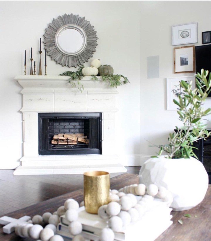 Fall mantle styling guide by the dotted bow how to decorate the perfect fall mantlescape