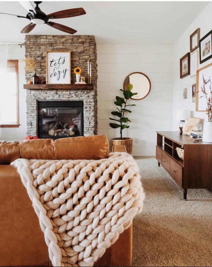Fall mantle styling guide by the dotted bow how to decorate the perfect rustic modern fall mantlescape