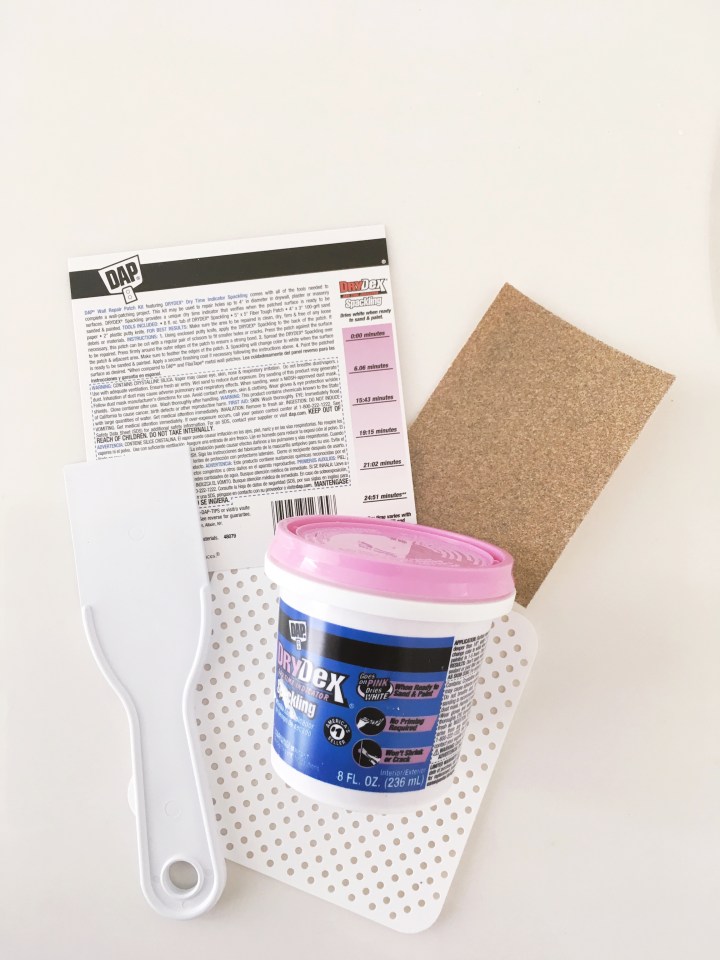 How to patch a hole in the wall