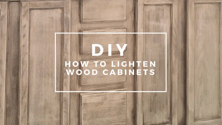 DIY Bathroom Cabinets: How to Lighten Wood&nbsp;Cabinets