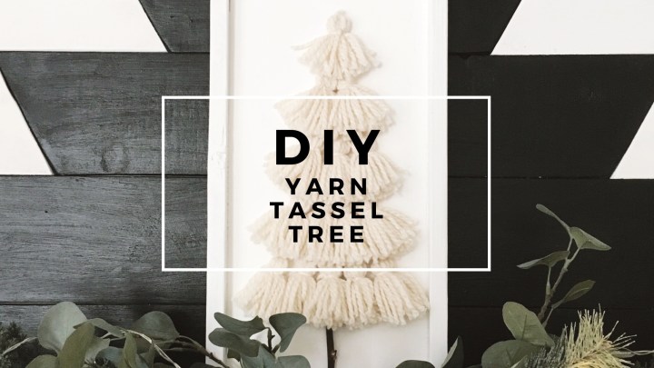 DIY Yarn Tassel&nbsp;Tree