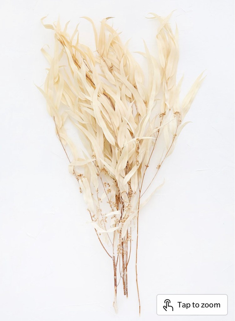 Dried bleached florals dried grasses neutral florals natural florals
