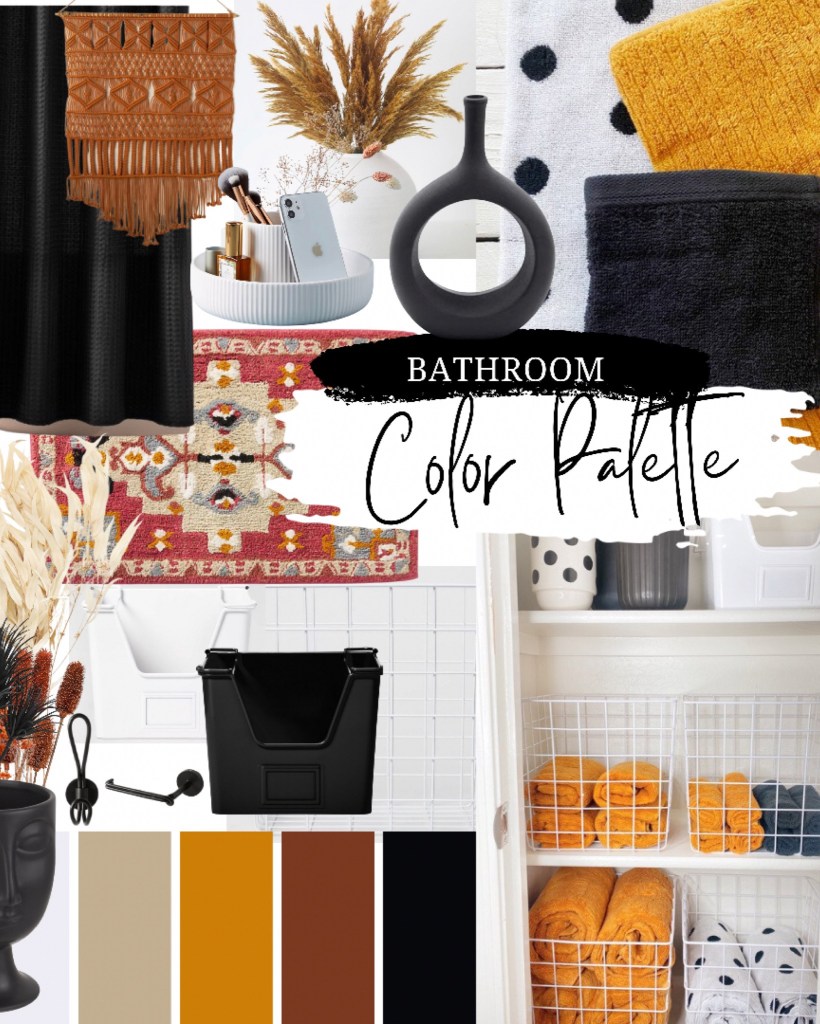 Modern bathroom boho bathroom southwest bathroom decor bathroom mood board bathroom design moody bathroom decor bathroom organization
